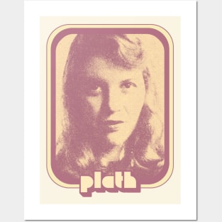 Sylvia Plath //// Retro Fan Art Design Posters and Art